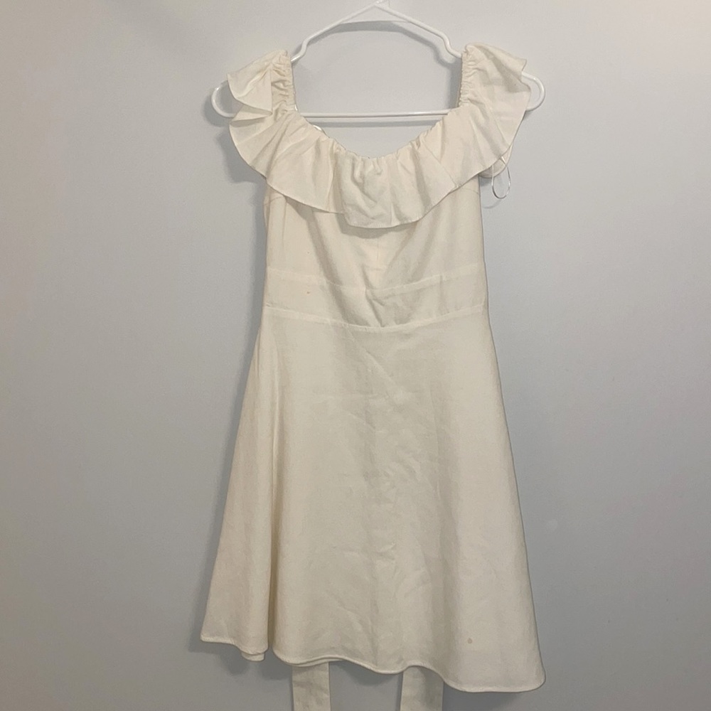 ZARA ruffled mini dress - use with Straps/Strapless